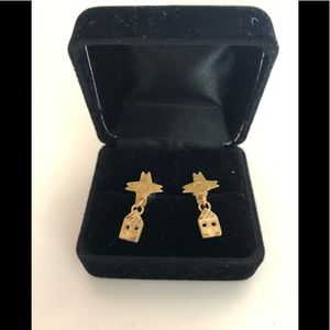 Fun dangling house earrings